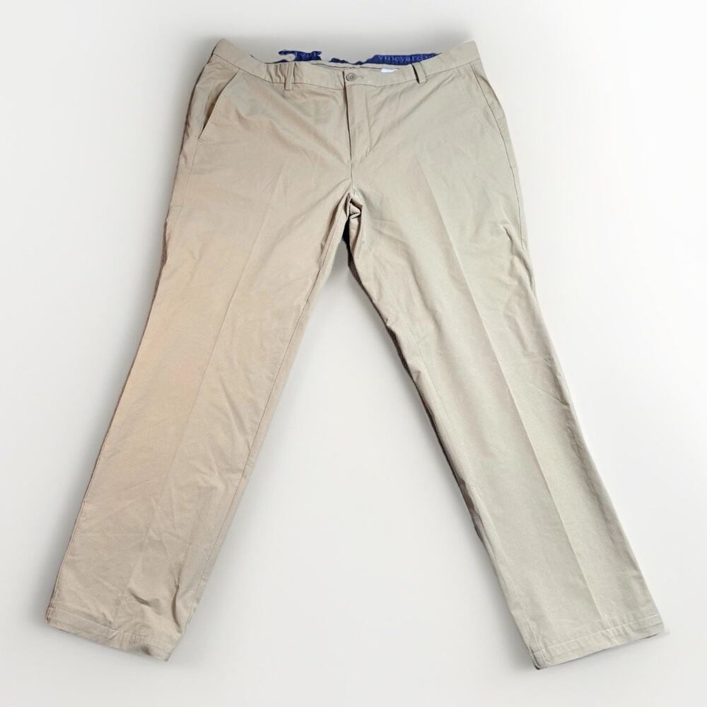Vineyard Vines 40x32 Performance Pants Men's Khaki 1P001094 Stretch Chino